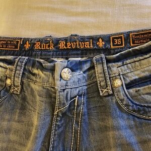 Mens size 38 Rock Revival jeans